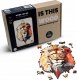 WOOD YOU DO Puzzle drewniane Silny Lew | Strong Lion | 100 elementów | M 3