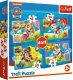 Trefl Puzzle 4w1 Biegnące pieski Psi Patrol (Paw Patrol) 1