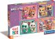 Clementoni CLE puzzle 4w1 SuperKolor Superkitties 21531 1