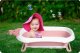 Ricokids Wanienka dla niemowląt z termometrem RK-282 biało-różowa 9