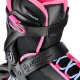 Rolki Nils Extreme Armour NA22151 rekreacyjne czarno-różowe r. 42 5