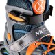 Rolki Nils Extreme Łyżworolki NJ1828A Nils Extreme szaro-pomarańczowe 39-42 4