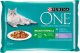 PURINA NESTLE PURINA One Indoor Tuńczyk, Cielęcina - mokra karma dla kota - 4x85 g 1