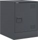 vidaXL Szafki nocne, 2 szt., antracytowe, 34,5x39x44 cm, stal 5