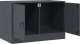 vidaXL Szafki pod telewizor, 2 szt., antracytowe, 67x39x44 cm, stalowe 6