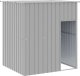 vidaXL Buda dla psa, z dachem, szara, 165x153x181 cm, stal 1