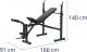 Ławka ławeczka treningowa pod sztangę regulowana do 100 kg Ławka ławeczka treningowa pod sztangę regulowana do 100 kg 5