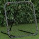 vidaXL Rebounder do piłki nożnej, regulowany, czarny, 84x73x60-80 cm 1
