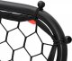 vidaXL Rebounder do piłki nożnej, regulowany, czarny, 84x73x60-80 cm 6