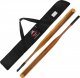 John Paddle Składane Wiosło Grenlandzkie John Paddle Cedrowe Proste z Pokrowcem 85 mm 215 cm 1