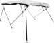 vidaXL Bimini z siatkowymi ściankami, 3 pałąki, 183x(170-182)x137 cm 2