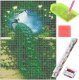 Springos Haft diamentowy paw królewski mozaika diamentowa DIY 40x30 cm UNIWERSALNY 1