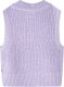 vidaXL Swetrowa kamizelka dziecięca z dzianiny, kolor jasny liliowy, 92 2
