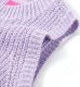 vidaXL Swetrowa kamizelka dziecięca z dzianiny, kolor jasny liliowy, 92 4