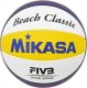 Mikasa Piłka siatkowa plażowa Mikasa Beach Classic biało-żółto-niebieska BV551C-WYBR 5 1