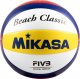 Mikasa Piłka plażowa Beach Classic biało-żółto-niebieska r. 5 1