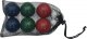 vidaXL 8-częściowy zestaw do gry w bocce, z torbą, lite drewno sosnowe 3