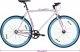 Rowerek biegowy vidaXL Rower single speed, biało-niebieski, 700c, 55 cm 9