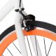 Rowerek biegowy vidaXL Rower single speed, biało-pomarańczowy, 700c, 55 cm 3