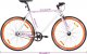 Rowerek biegowy vidaXL Rower single speed, biało-pomarańczowy, 700c, 55 cm 9