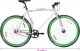 Rowerek biegowy vidaXL Rower single speed, biało-zielony, 700c, 51 cm 9