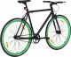 Rowerek biegowy vidaXL Rower single speed, czarno-zielony, 700c, 55 cm 2
