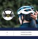 RockBros Kask rowerowy uniwersalny regulowany rozmiar M niebiesko-biały ROCKBROS 7