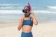 Bestway Bestway Hydro-Pro BlackSea Snorkel & Fin Set, Adult, Half face mask, Tempered glass, Assorted colours, Silicone, 43-48 27