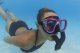 Bestway Bestway Hydro-Pro BlackSea Snorkel & Fin Set, Adult, Half face mask, Tempered glass, Assorted colours, Silicone, 43-48 30