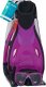 Bestway Bestway Hydro-Pro BlackSea Snorkel & Fin Set, Adult, Half face mask, Tempered glass, Assorted colours, Silicone, 43-48 35