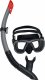 Bestway Bestway Hydro-Pro BlackSea Snorkel & Fin Set, Adult, Half face mask, Tempered glass, Assorted colours, Silicone, 43-48 36