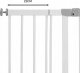Hauck HAUCK extension for safety gate 21cm Open'n Stop White 59692-0 12