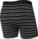 SAXX Bokserki męskie SAXX Ultra Super Soft paski - czarne XL 1