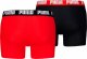 Puma Bokserki męskie Puma Everyday Basic 2p czerwone, czarne 938320 10 M 2
