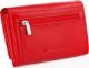 KORUMA Mały skórzany damski  portfel z ochroną RFID (Czerwony) Uniwersalny 2