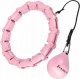 HMS HHW11 PLUS SIZE HULA HOP LIGHT PINK Z WYPUSTKAMI I OBCIĄŻNIKIEM HMS 3