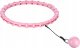 HMS ZESTAW HULA HOP HHW11 LIGHT PINK Z WYPUSTKAMI I OBCIĄŻNIKIEM + PAS BR163 BLACK PLUS SIZE HMS 5