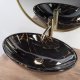 Umywalka Rea Umywalka nablatowa REA Pamela Black Marble Shiny 3