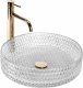 Umywalka Rea Umywalka nablatowa Rea Cristal Transparent 39 1