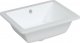 Umywalka vidaXL vidaXL Umywalka, biała, 46,5x35x18 cm, prostokątna, ceramiczna 2