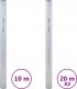 vidaXL Folie okienne, odblaskowe, 3 szt., srebrne, PVC 2