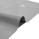 Plandeka vidaXL Plandeka, szara, 2,5x3,5 m, 600 g/m² 4