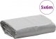 Plandeka vidaXL Plandeka, szara, 5x6 m, 600 g/m 7