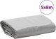 Plandeka vidaXL Plandeka, szara, 5x8 m, 600 g/m 7