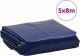 Plandeka vidaXL Plandeka, niebieska, 5x8 m, 600 g/m 7