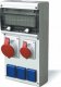 Scame Rozdzielnica budowlana Scame Block 632.312W 1x32A/5P 1x16A/5P 3x230V IP44 1