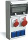 Scame Rozdzielnica budowlana Scame Block 632.312W 1x32A/5P 1x16A/5P 3x230V IP44 1