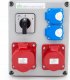 ELS Elektrotechnika Rozdzielnica budowlana 16A/5P + 32A/5P + 2*GS 230V + wyłącznik L-0-P, N211LP 5