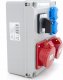ELS Elektrotechnika Rozdzielnica budowlana 16A/5P + 32A/5P + 2*GS 230V + wyłącznik L-0-P, N211LP 7