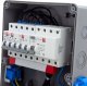 ELS Elektrotechnika Rozdzielnica budowlana 32A/5P + 16A/5P + 4*GS 230V + zabezpieczenia + różnicówka, 11NO42C11C1F 1